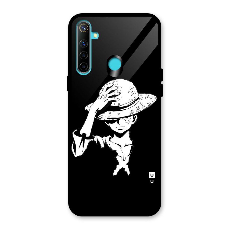 Anime One Piece Luffy Silhouette Glass Back Case for Realme Narzo 10