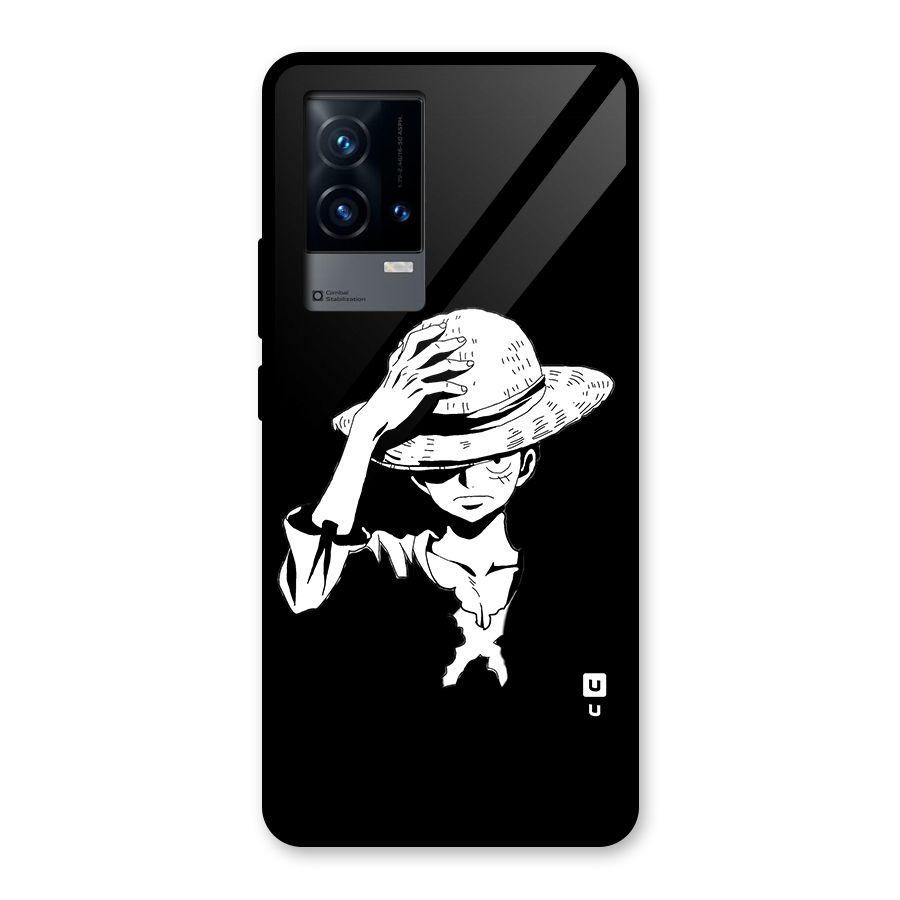 Anime One Piece Luffy Silhouette Glass Back Case for iQOO 9 5G