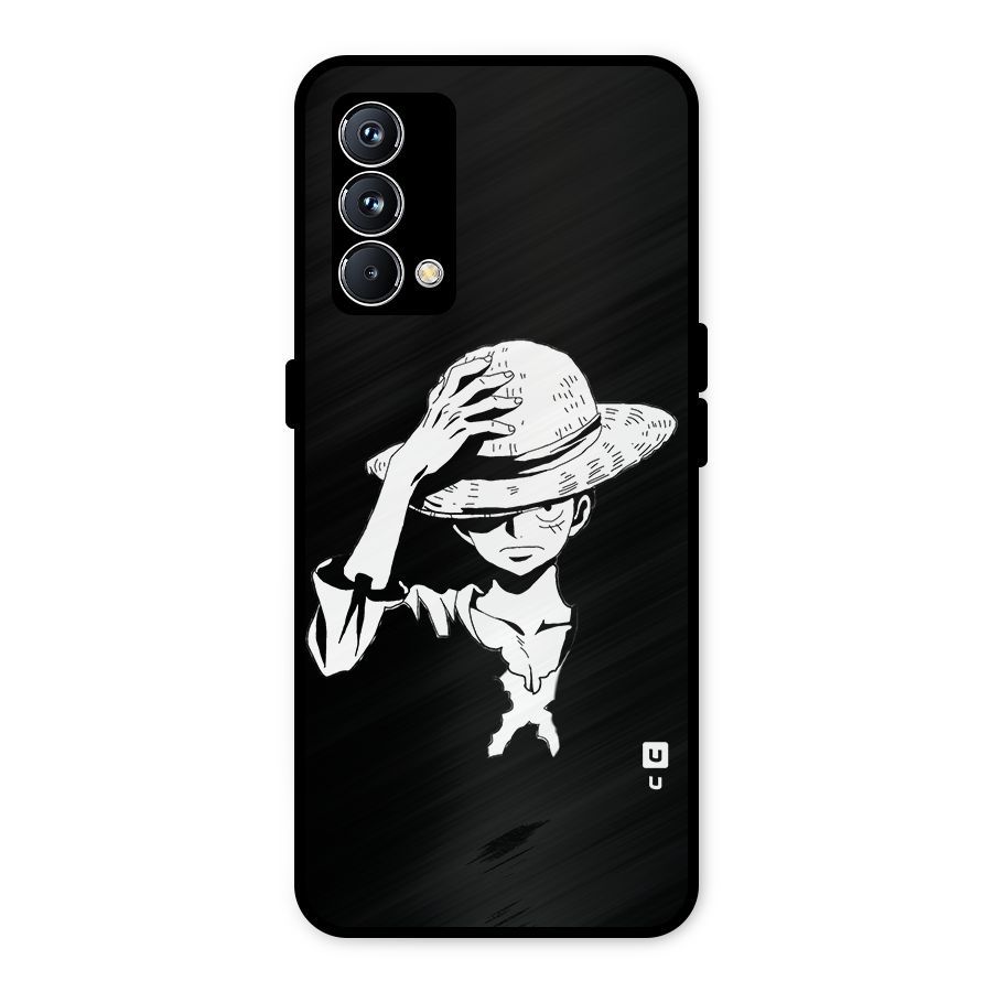 Anime One Piece Luffy Silhouette Metal Back Case for Realme GT Master Edition