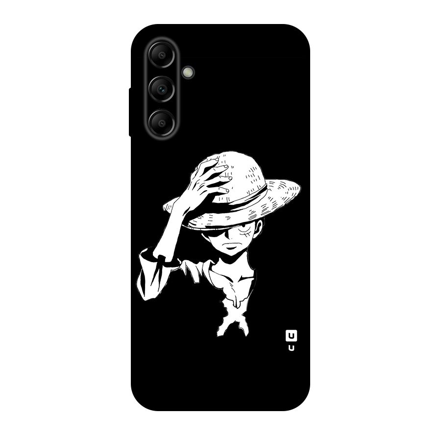 Anime One Piece Luffy Silhouette Original Polycarbonate Back Case for Galaxy A14 5G
