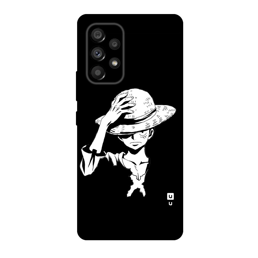 Anime One Piece Luffy Silhouette Original Polycarbonate Back Case for Galaxy A53 5G