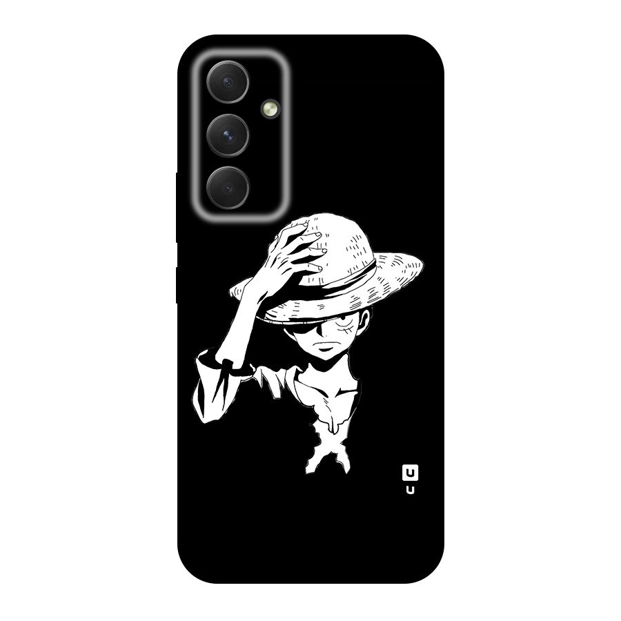 Anime One Piece Luffy Silhouette Original Polycarbonate Back Case for Galaxy A54