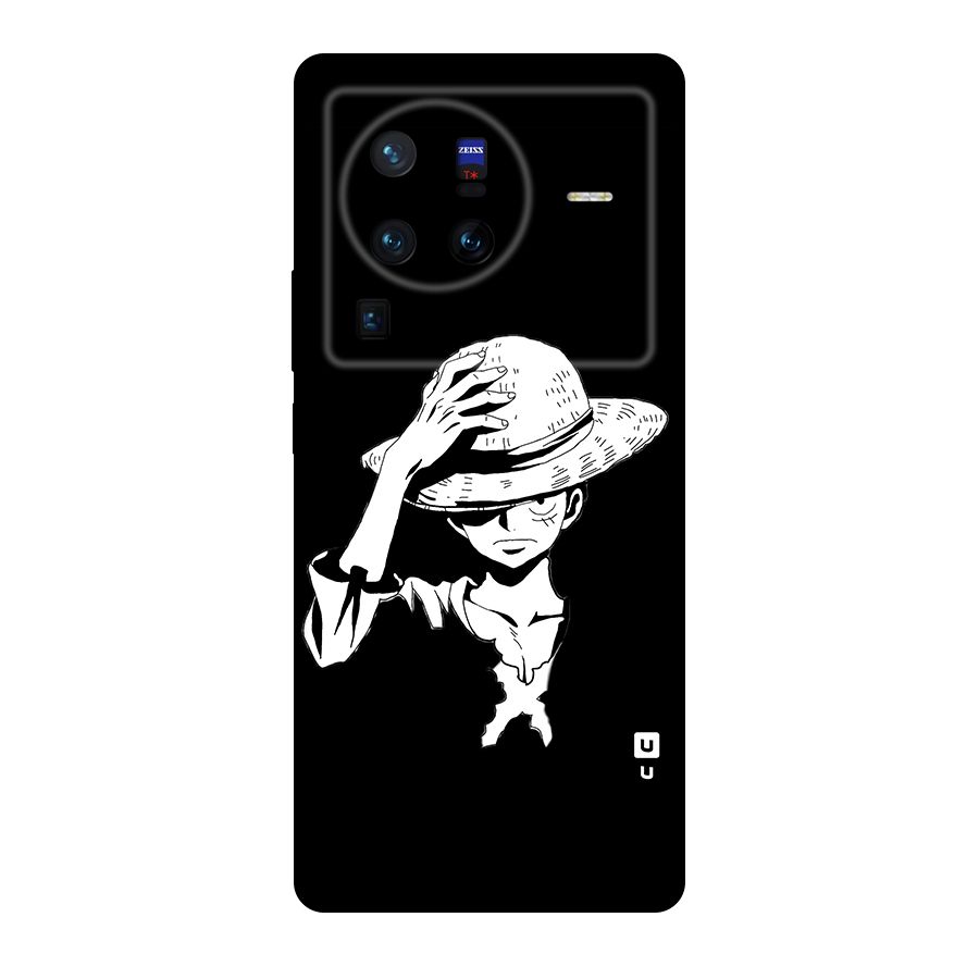 Anime One Piece Luffy Silhouette Original Polycarbonate Back Case for Vivo X80