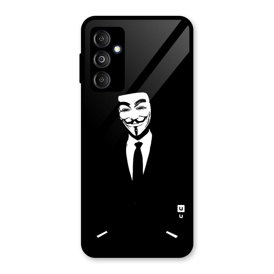Anonymous Cool Gentleman Glass Back Case for Galaxy M14 5G