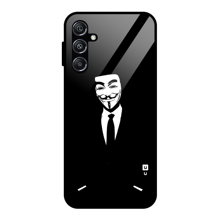 Anonymous Cool Gentleman Glass Back Case for Galaxy M34 5G