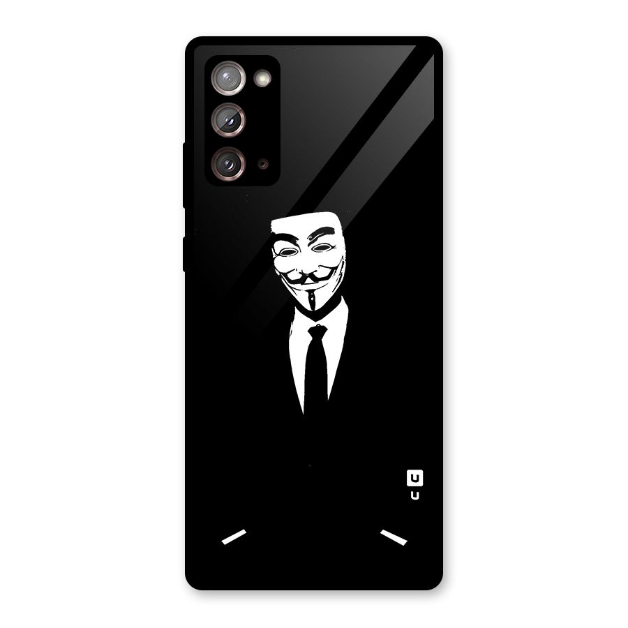 Anonymous Cool Gentleman Glass Back Case for Galaxy Note 20