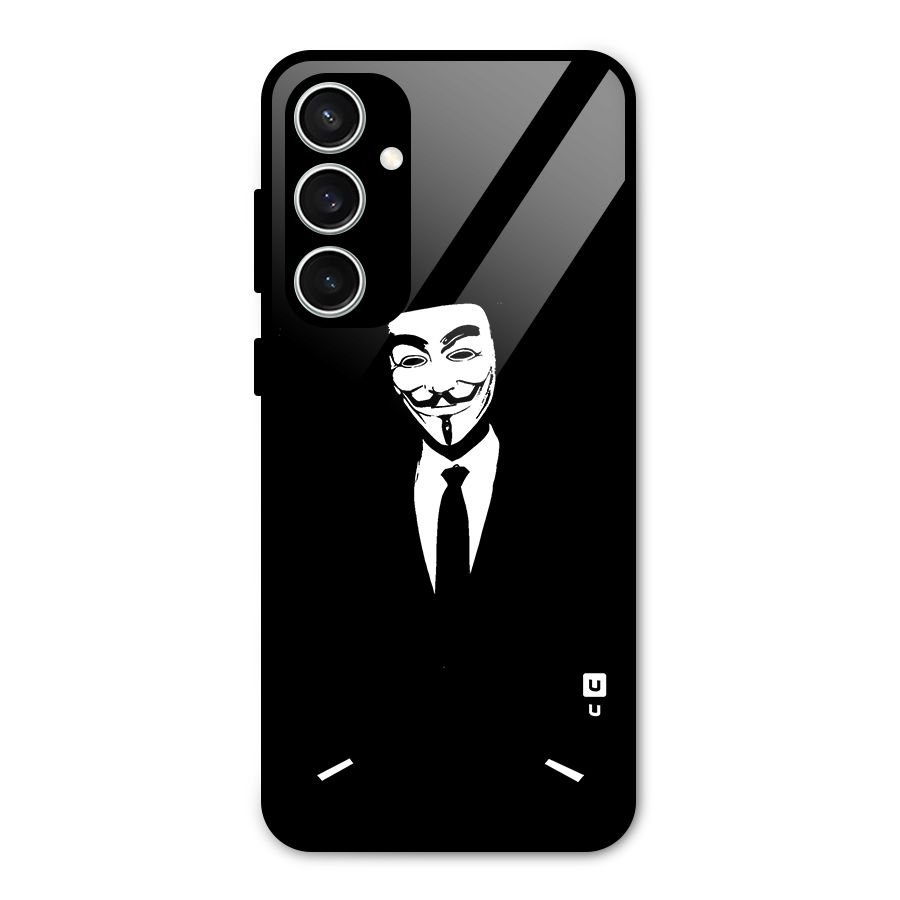 Anonymous Cool Gentleman Glass Back Case for Galaxy S23 FE