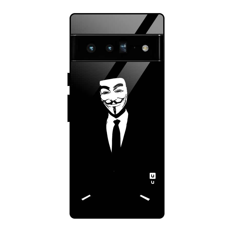 Anonymous Cool Gentleman Glass Back Case for Google Pixel 6 Pro
