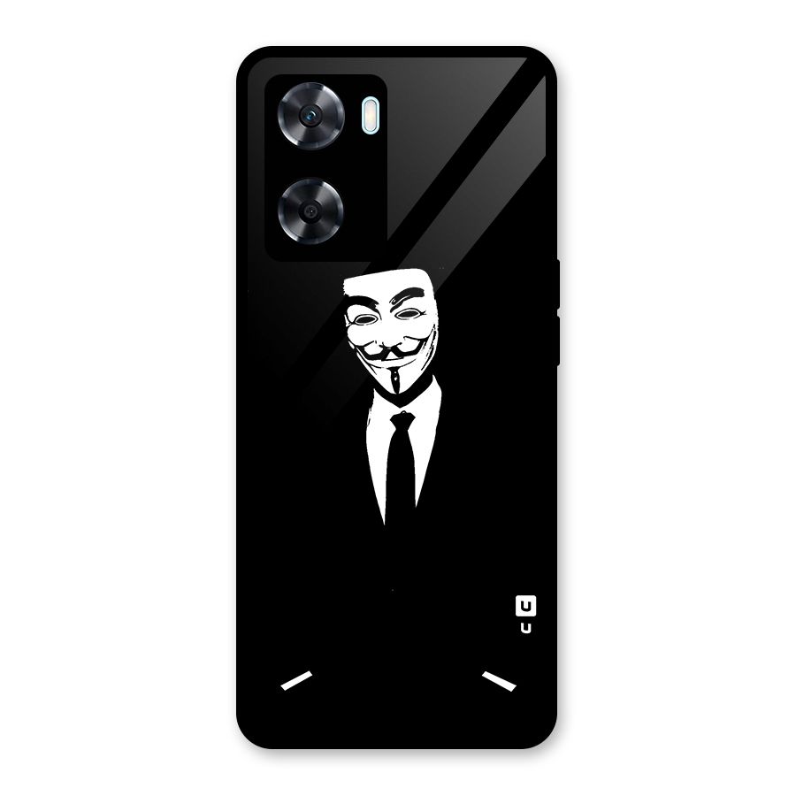 Anonymous Cool Gentleman Glass Back Case for Oppo A77s