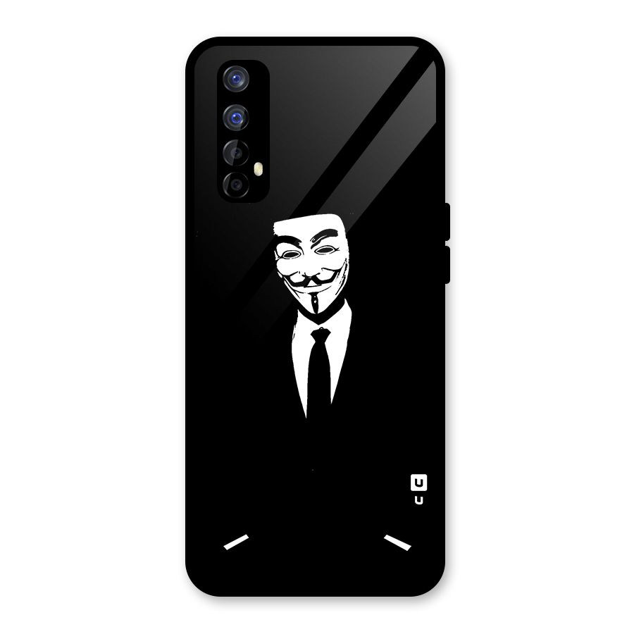 Anonymous Cool Gentleman Glass Back Case for Realme 7