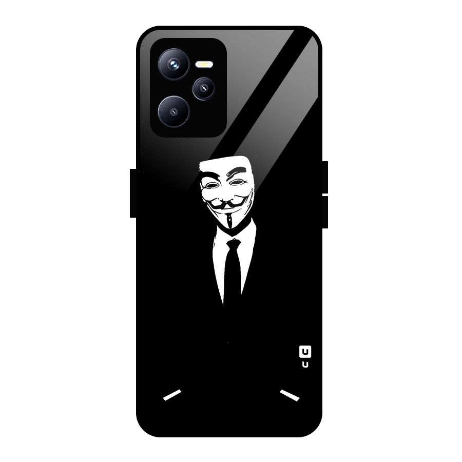 Anonymous Cool Gentleman Glass Back Case for Realme C35