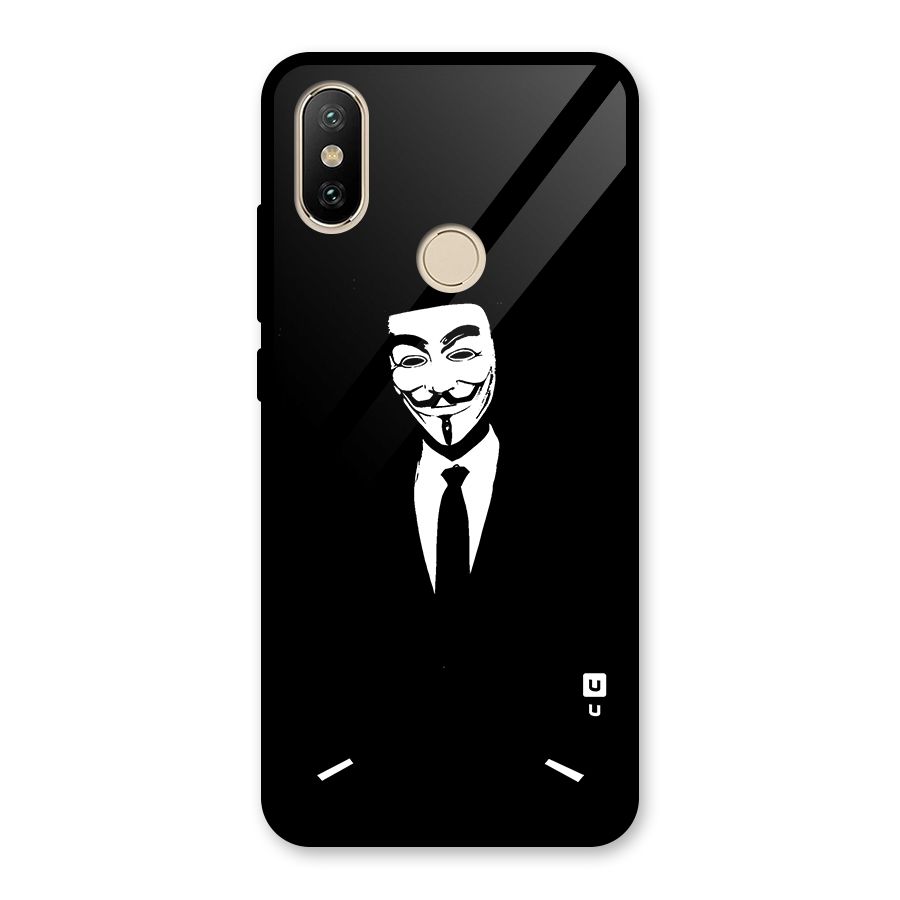 Anonymous Cool Gentleman Glass Back Case for Redmi A2