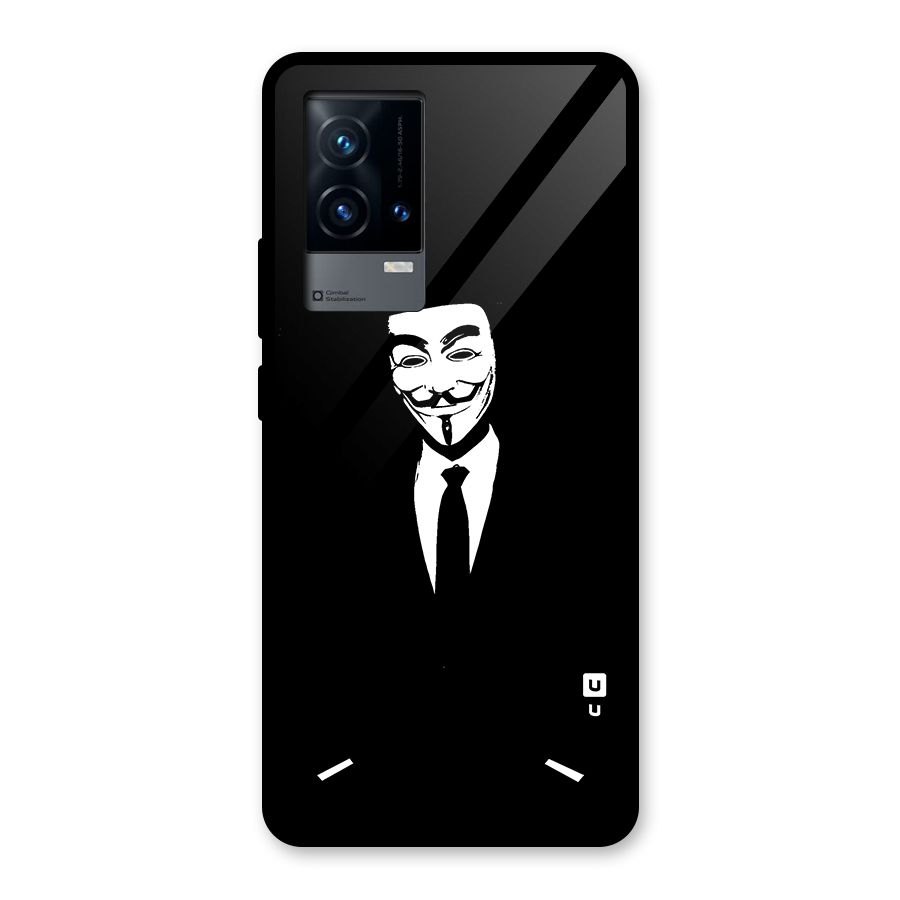 Anonymous Cool Gentleman Glass Back Case for iQOO 9 5G