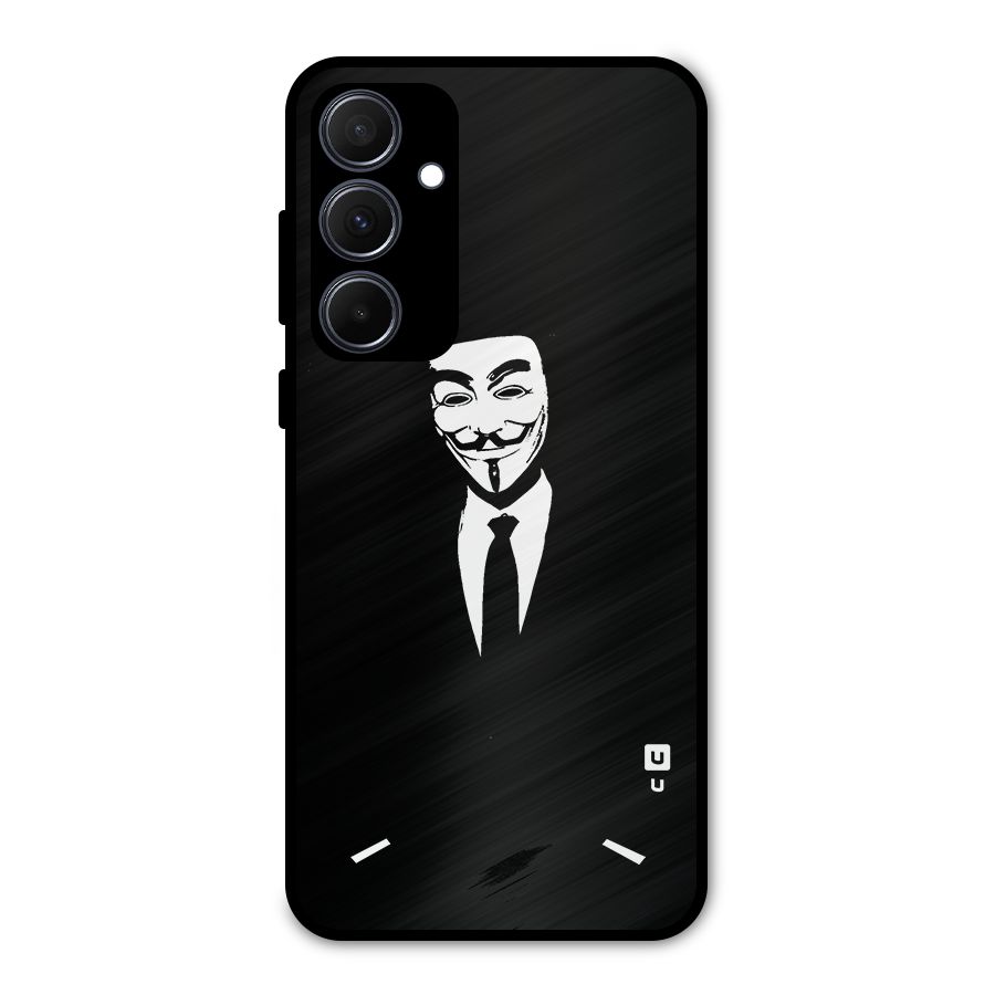 Anonymous Cool Gentleman Metal Back Case for Galaxy A35