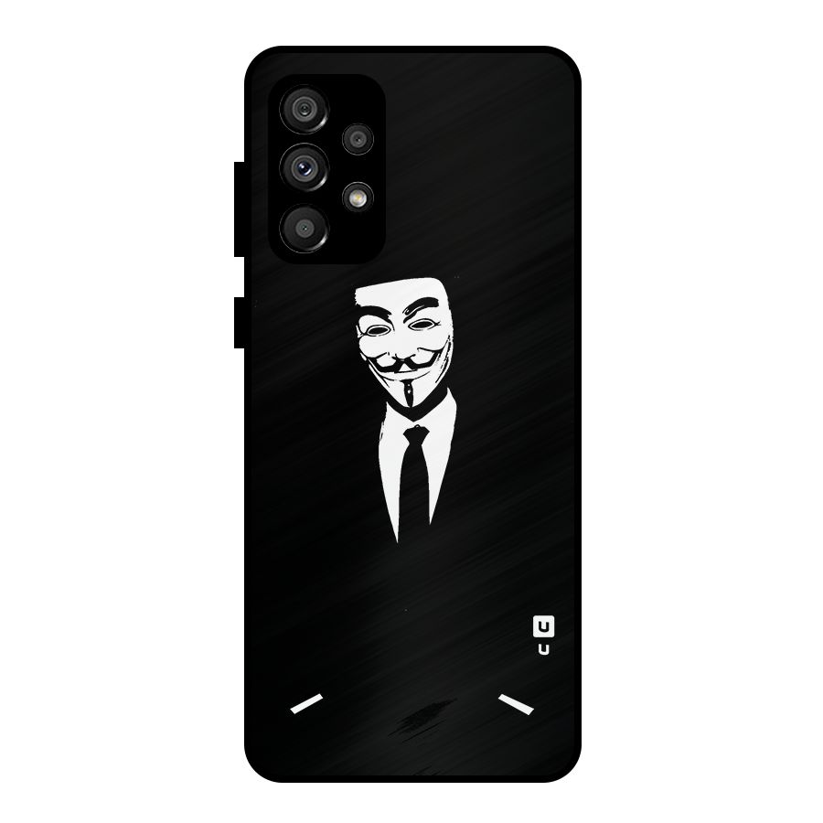 Anonymous Cool Gentleman Metal Back Case for Galaxy A73 5G