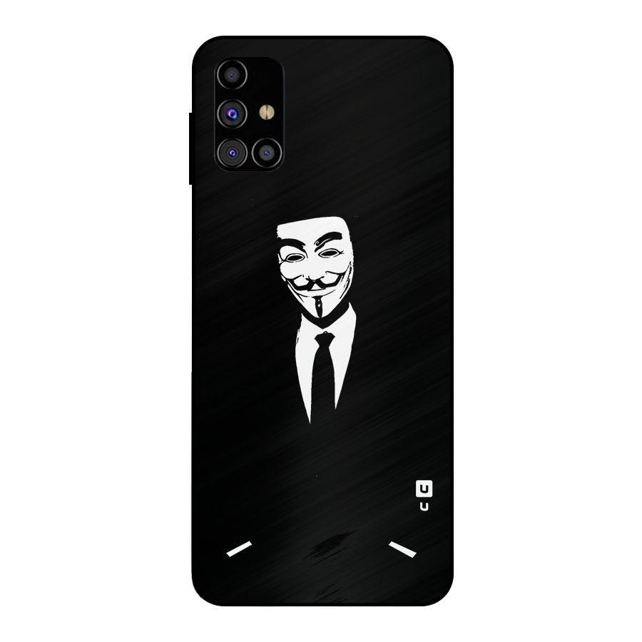 Anonymous Cool Gentleman Metal Back Case for Galaxy M31s