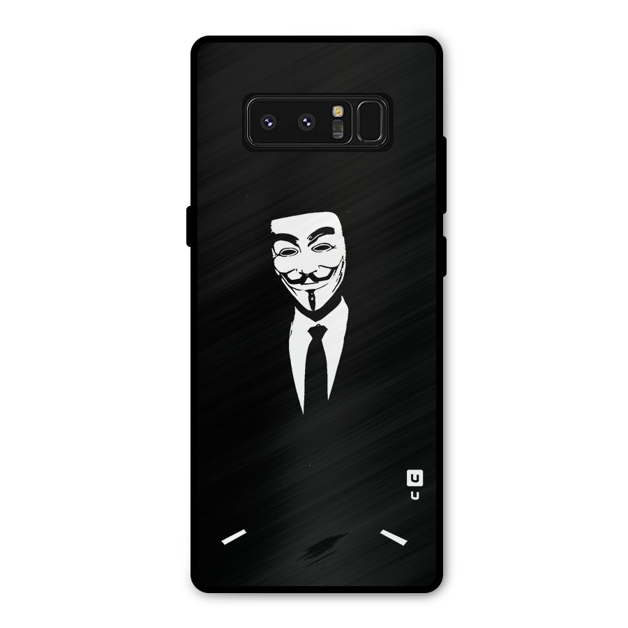 Anonymous Cool Gentleman Metal Back Case for Galaxy Note 8