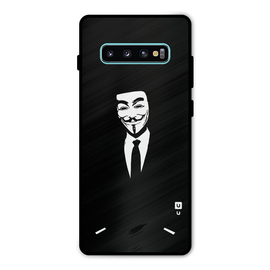 Anonymous Cool Gentleman Metal Back Case for Galaxy S10 Plus