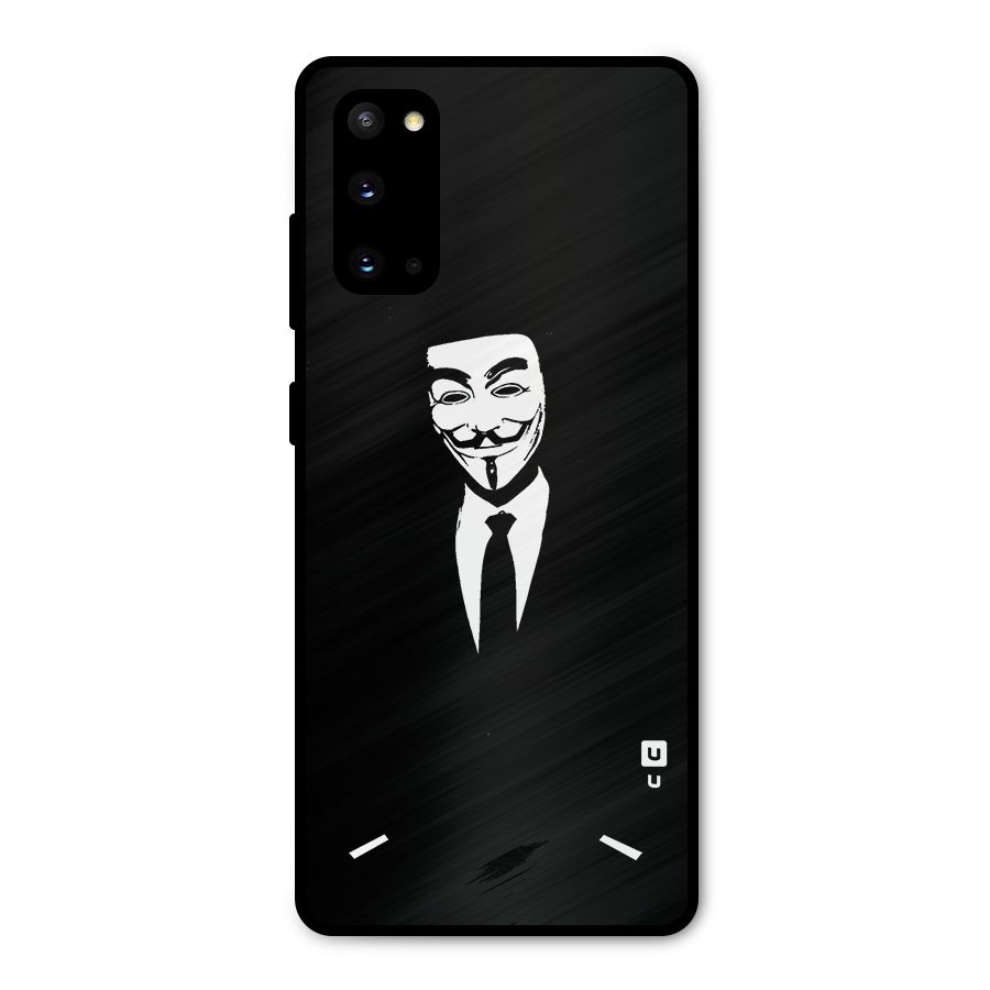 Anonymous Cool Gentleman Metal Back Case for Galaxy S20