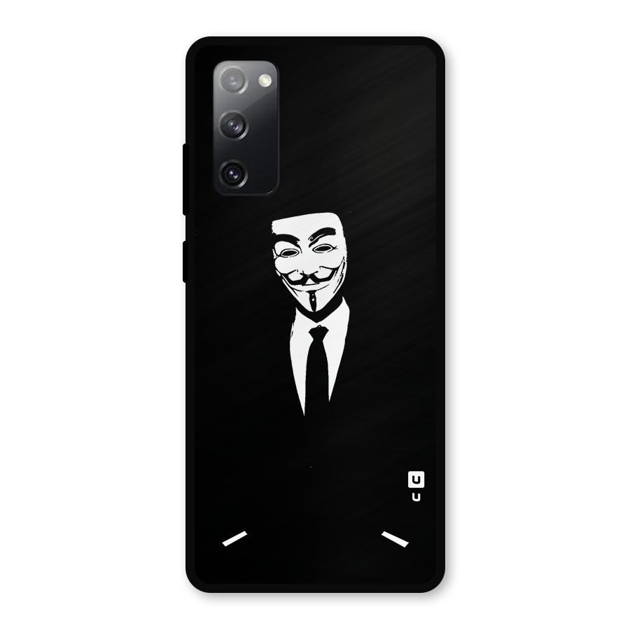 Anonymous Cool Gentleman Metal Back Case for Galaxy S20 FE 5G