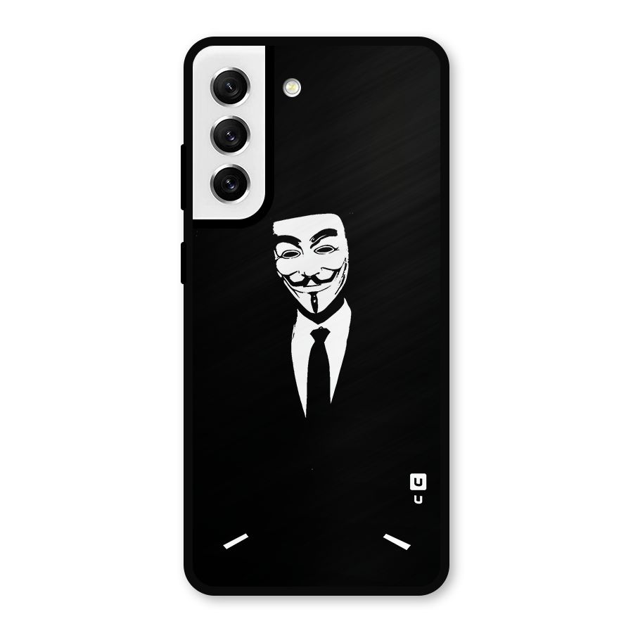 Anonymous Cool Gentleman Metal Back Case for Galaxy S21 FE 5G