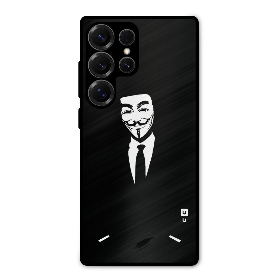 Anonymous Cool Gentleman Metal Back Case for Galaxy S25 Ultra