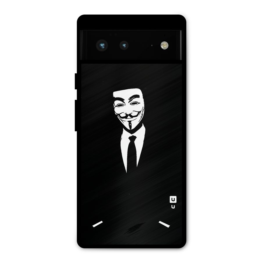 Anonymous Cool Gentleman Metal Back Case for Google Pixel 6