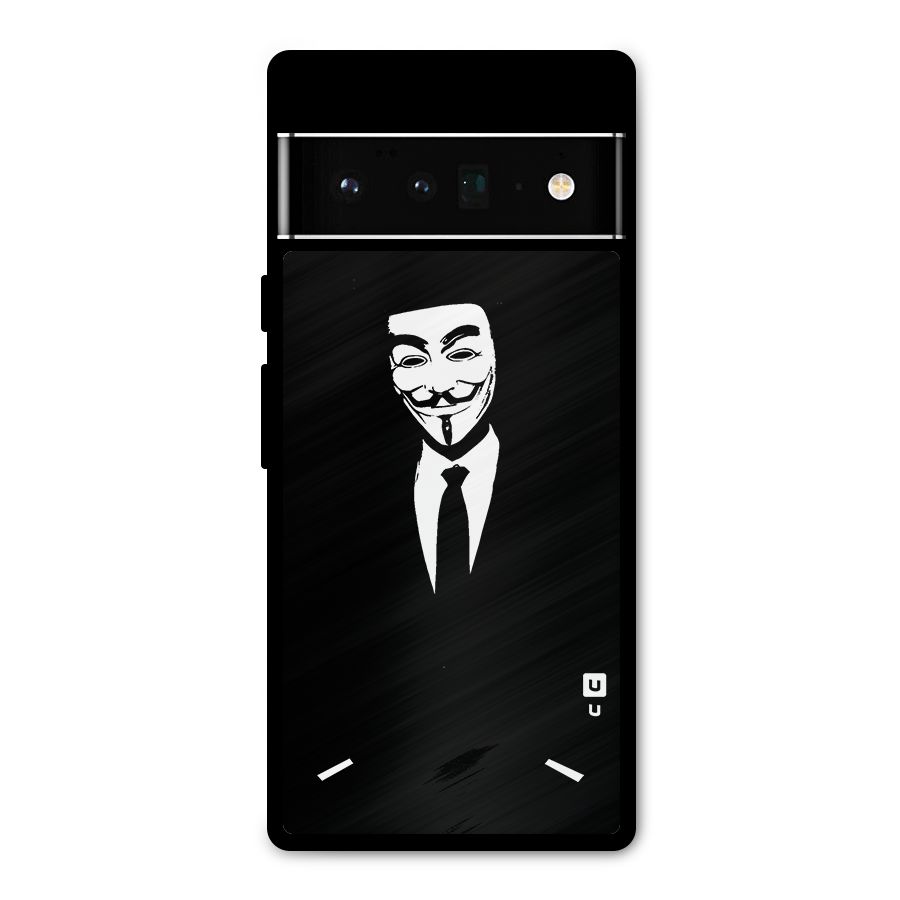 Anonymous Cool Gentleman Metal Back Case for Google Pixel 6 Pro