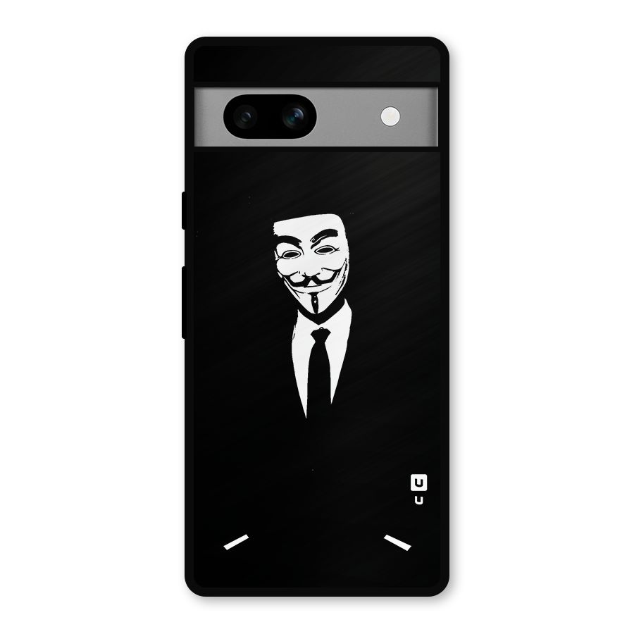 Anonymous Cool Gentleman Metal Back Case for Google Pixel 7a