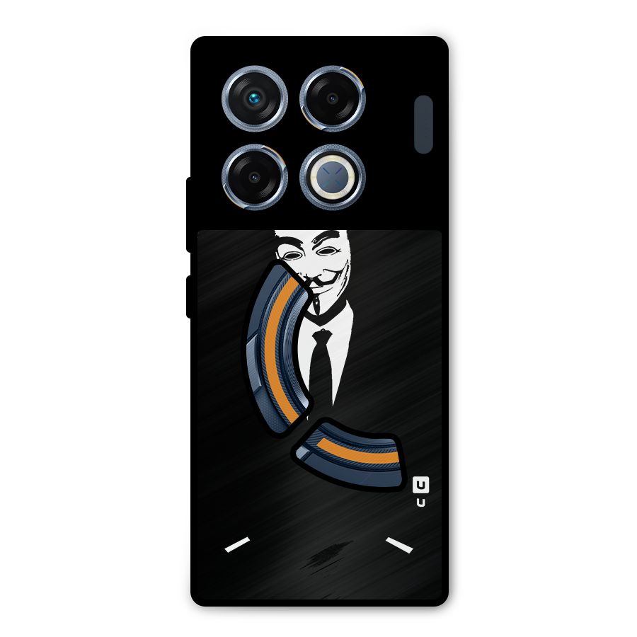 Anonymous Cool Gentleman Metal Back Case for Infinix GT 20 Pro