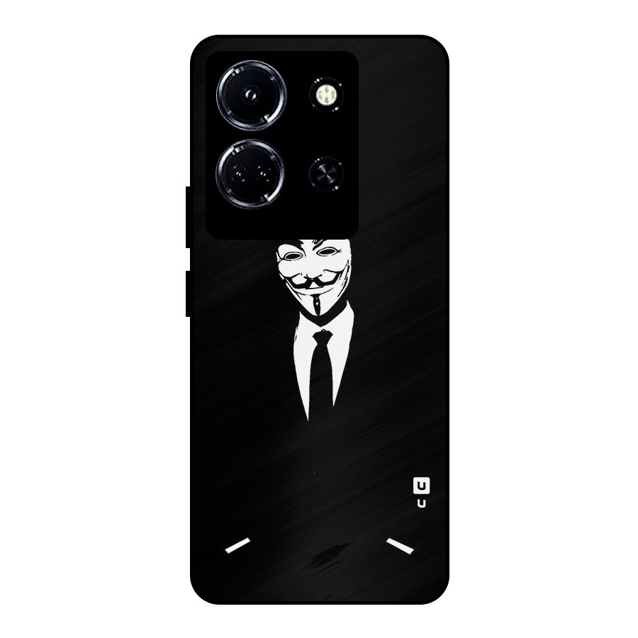Anonymous Cool Gentleman Metal Back Case for Infinix Note 30 5G