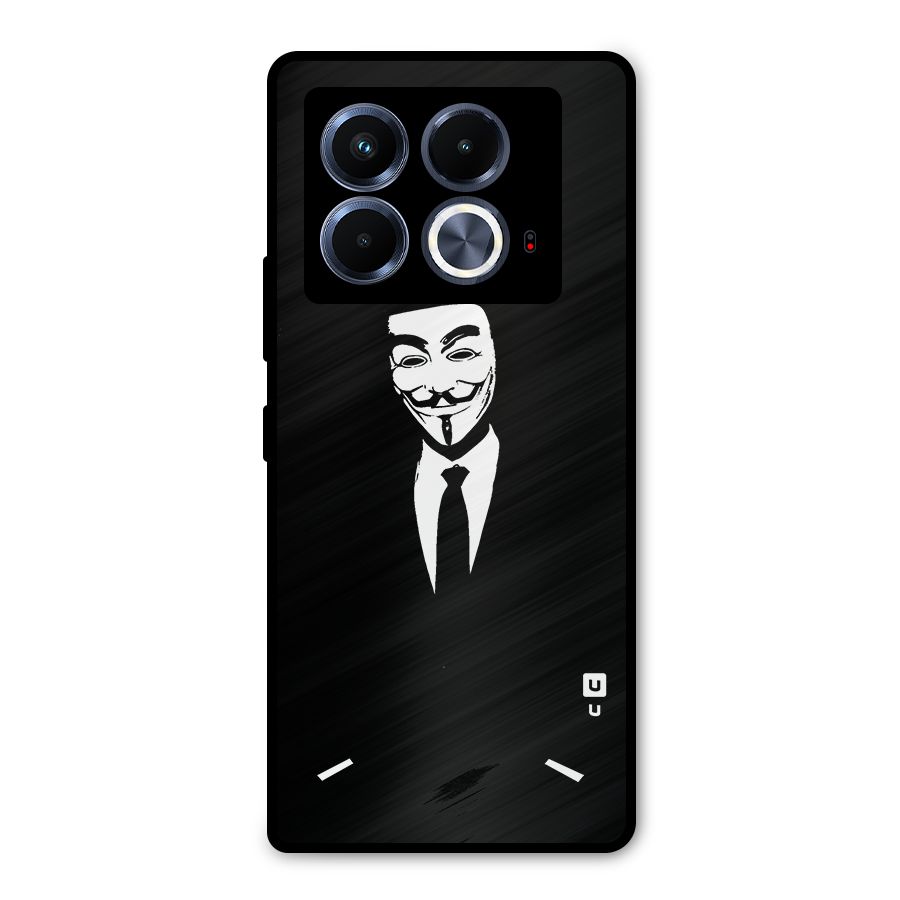 Anonymous Cool Gentleman Metal Back Case for Infinix Note 40 5G