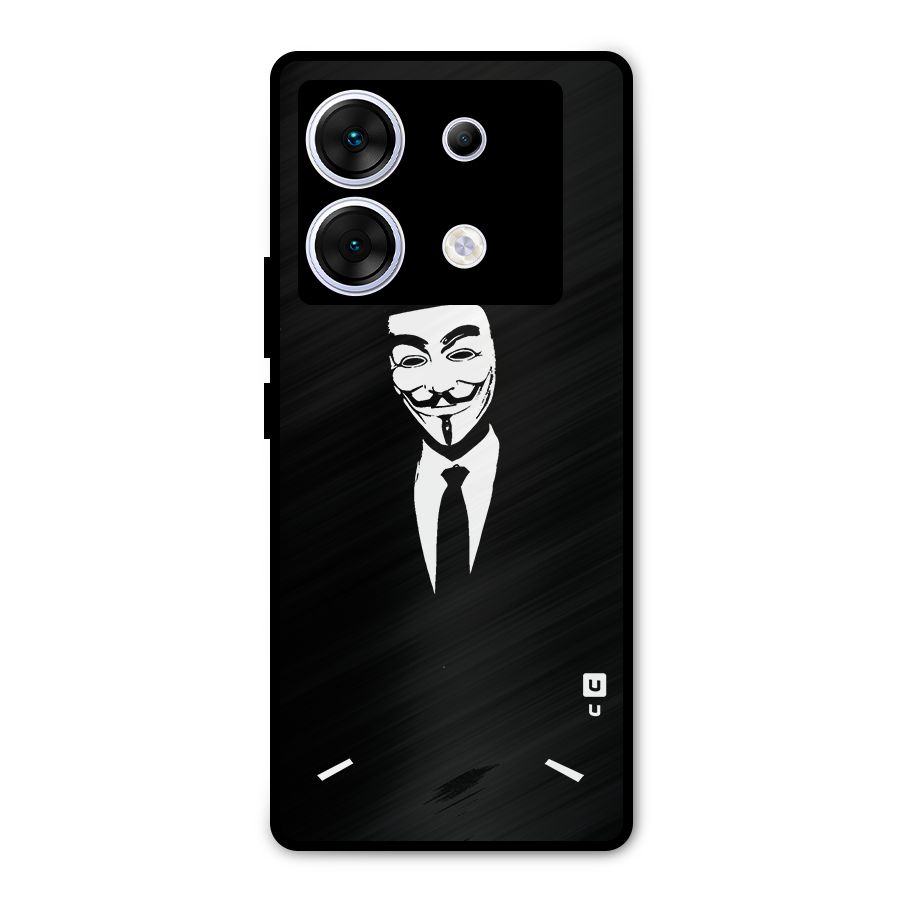 Anonymous Cool Gentleman Metal Back Case for Infinix Zero 30 5G