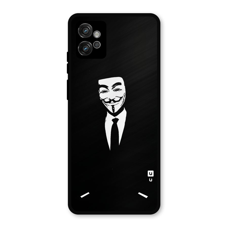 Anonymous Cool Gentleman Metal Back Case for Moto G32