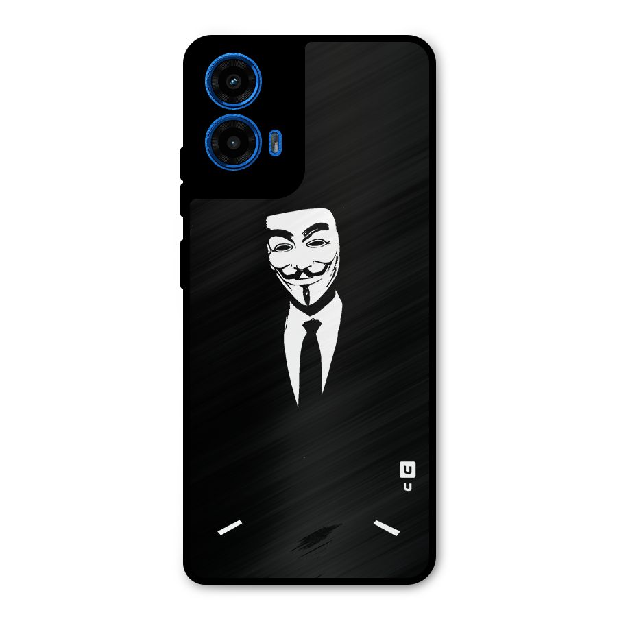 Anonymous Cool Gentleman Metal Back Case for Moto G45