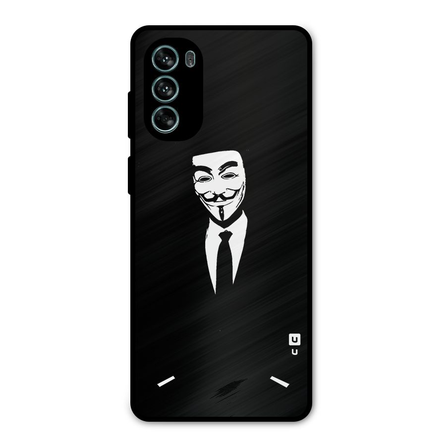 Anonymous Cool Gentleman Metal Back Case for Moto G62