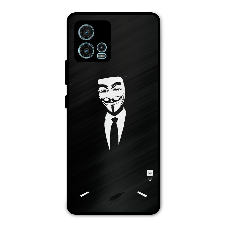 Anonymous Cool Gentleman Metal Back Case for Moto G72