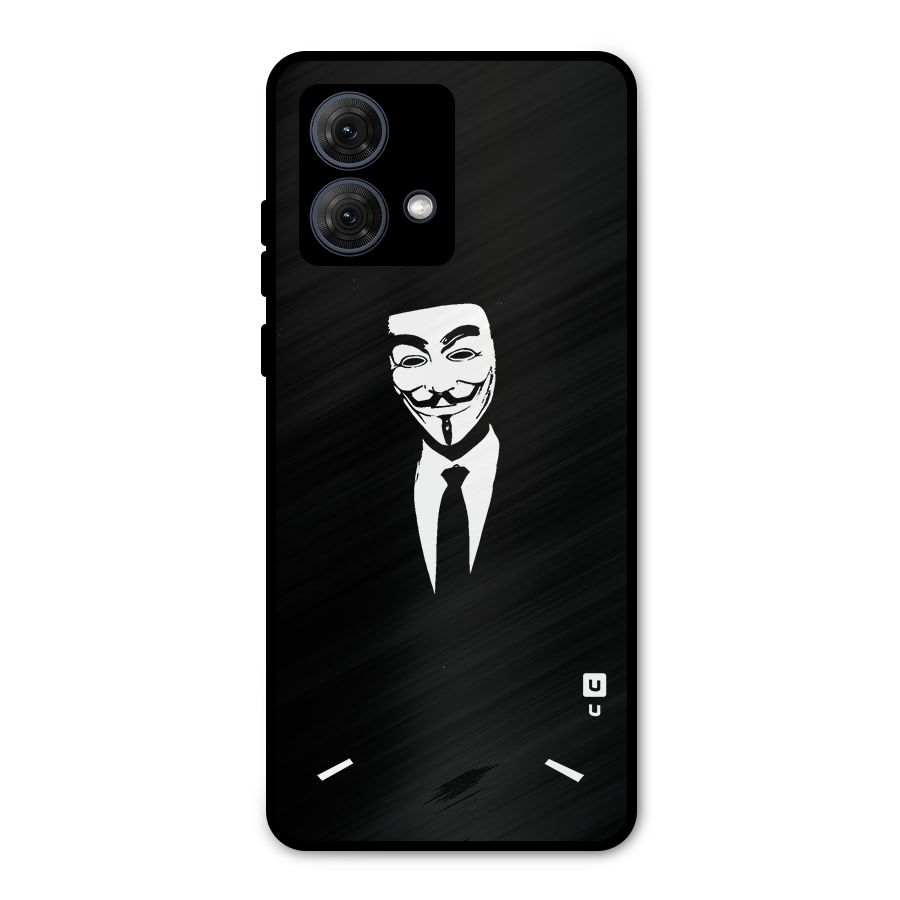 Anonymous Cool Gentleman Metal Back Case for Moto G84