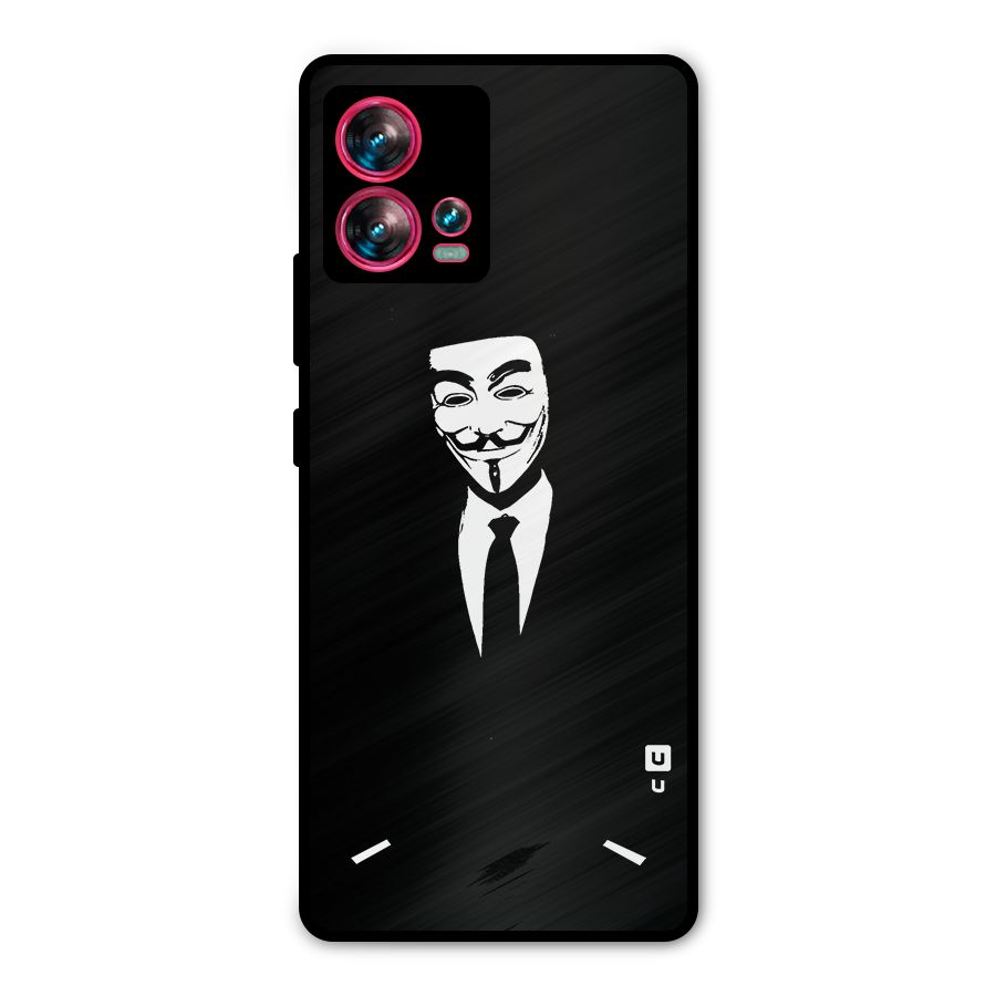 Anonymous Cool Gentleman Metal Back Case for Motorola Edge 30 Fusion