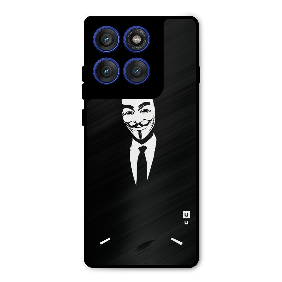 Anonymous Cool Gentleman Metal Back Case for Motorola Edge 60 Pro