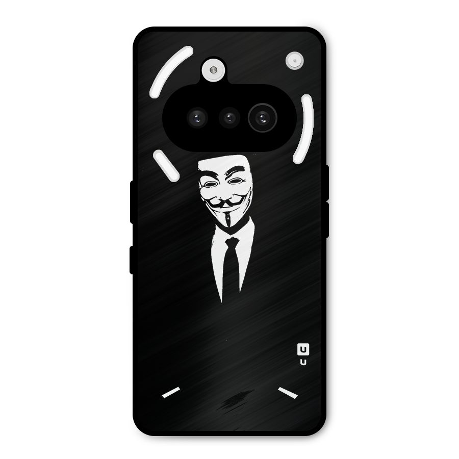 Anonymous Cool Gentleman Metal Back Case for Nothing Phone 3a