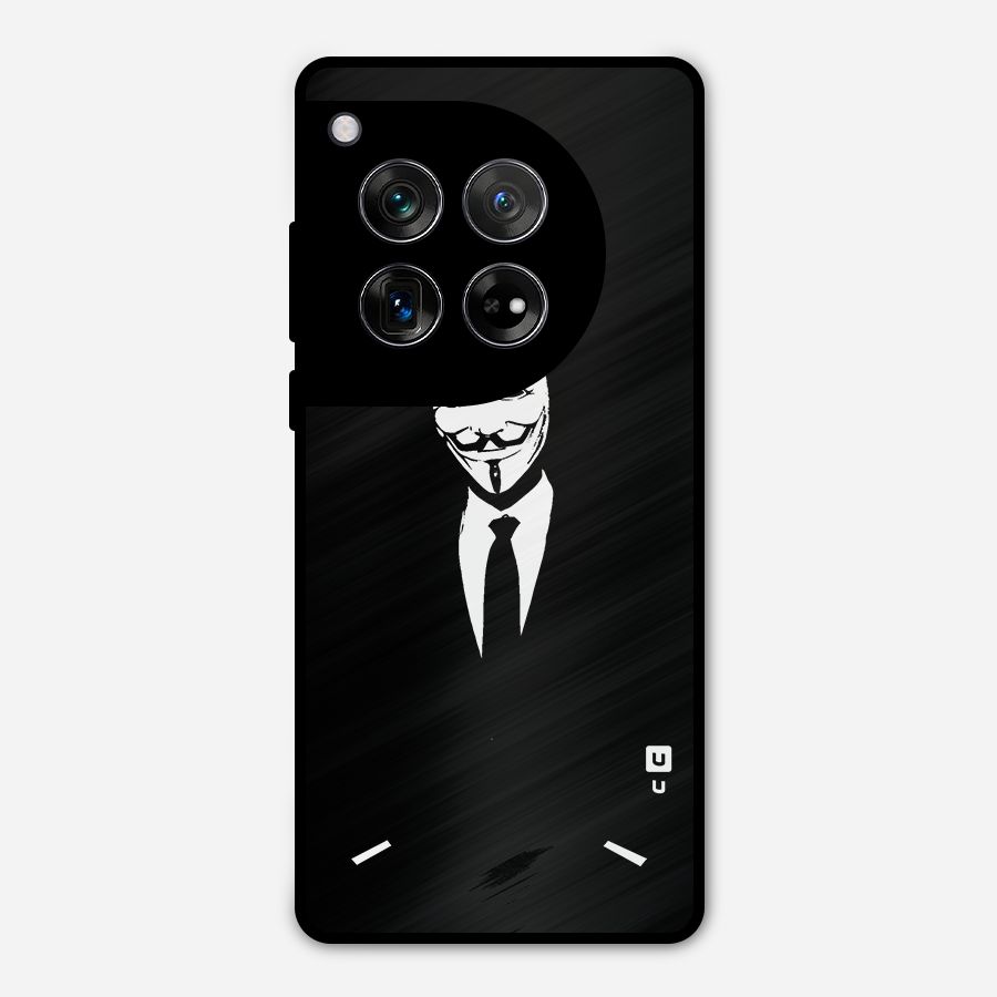 Anonymous Cool Gentleman Metal Back Case for OnePlus 12