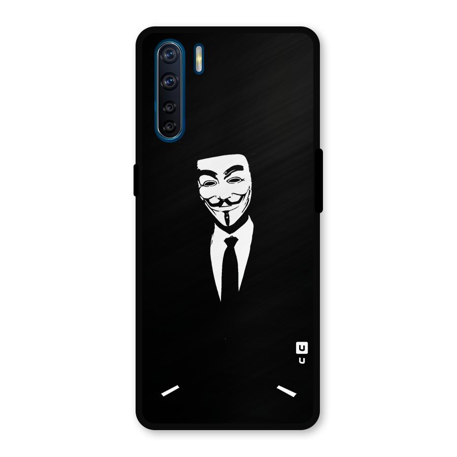 Anonymous Cool Gentleman Metal Back Case for Oppo F15