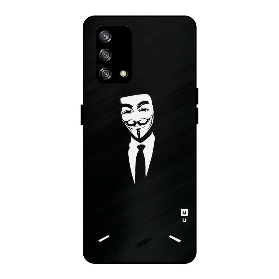 Anonymous Cool Gentleman Metal Back Case for Oppo F19