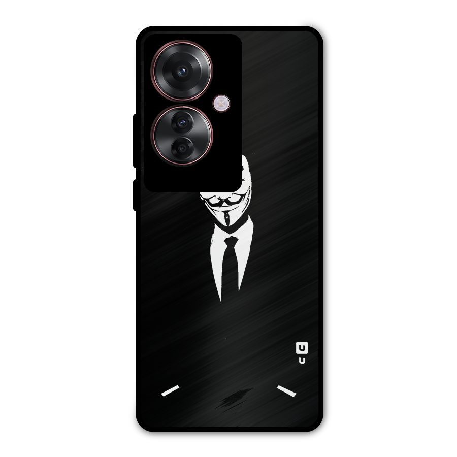 Anonymous Cool Gentleman Metal Back Case for Oppo F25 Pro