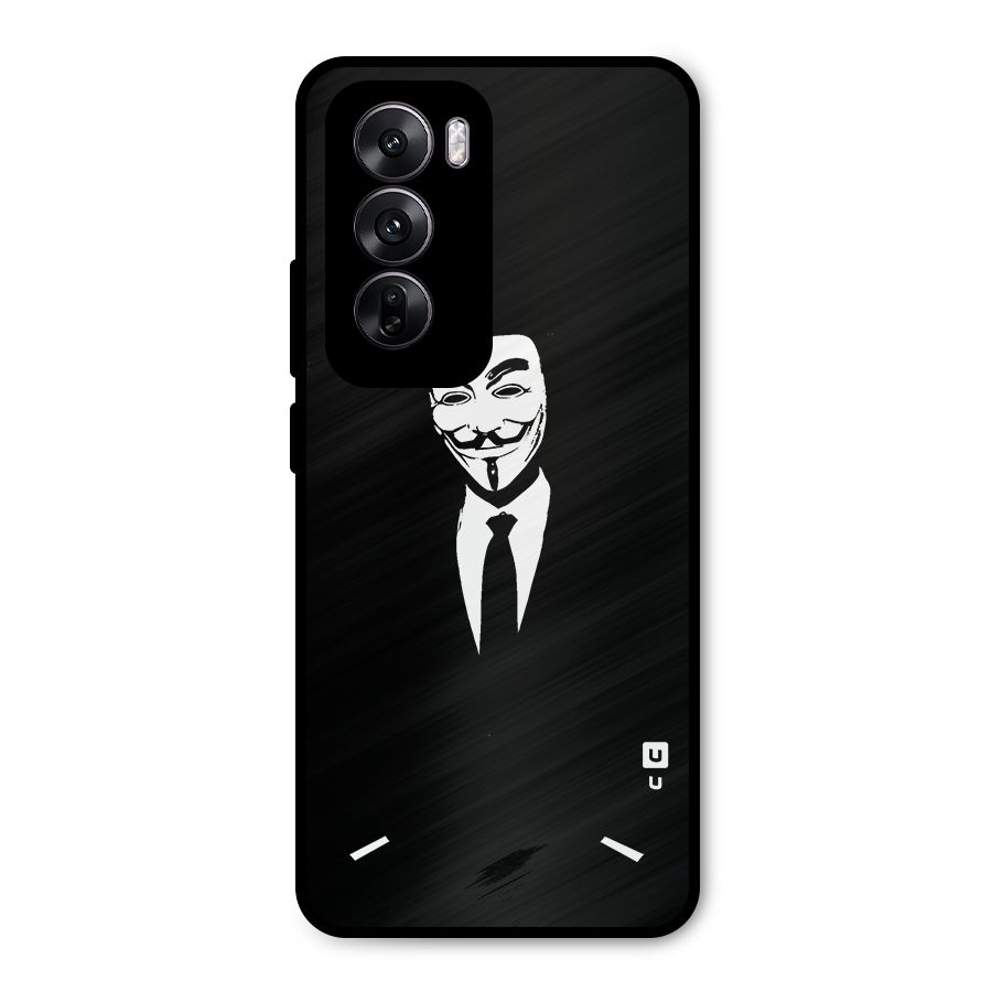 Anonymous Cool Gentleman Metal Back Case for Oppo Reno12
