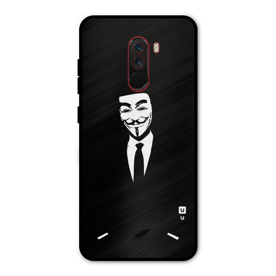 Anonymous Cool Gentleman Metal Back Case for Poco F1