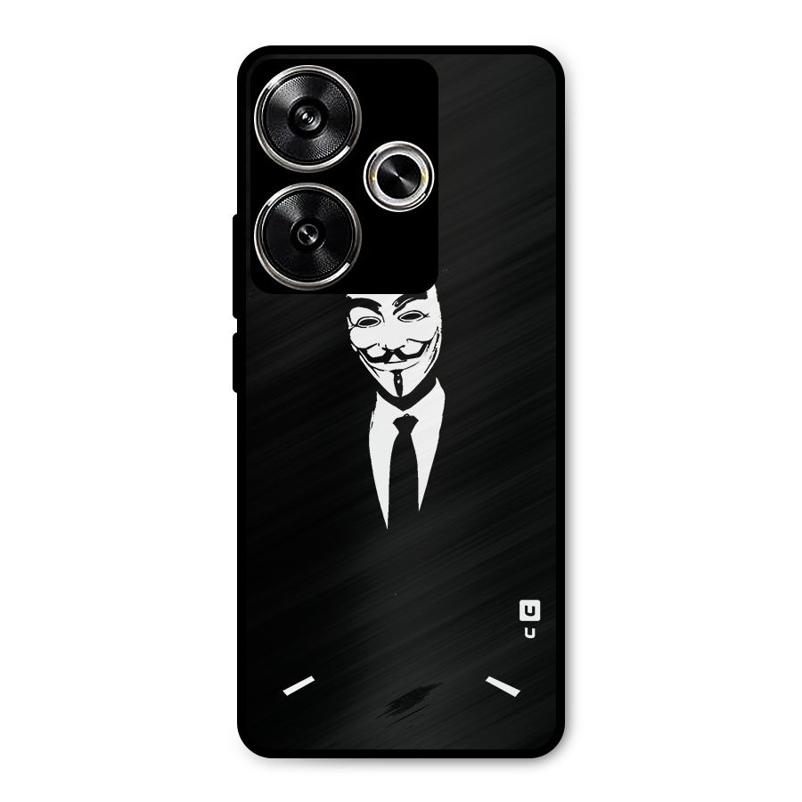 Anonymous Cool Gentleman Metal Back Case for Poco F6