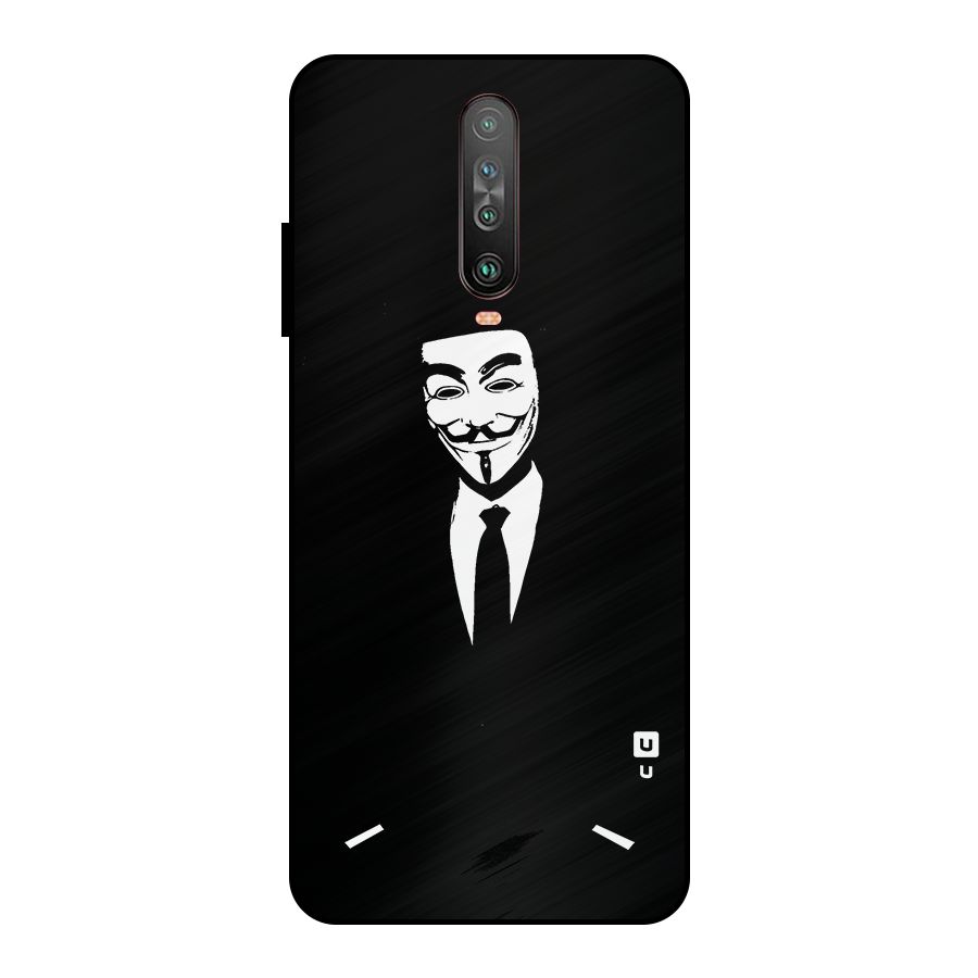 Anonymous Cool Gentleman Metal Back Case for Poco X2