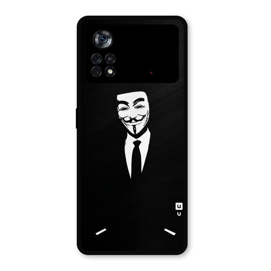 Anonymous Cool Gentleman Metal Back Case for Poco X4 Pro 5G